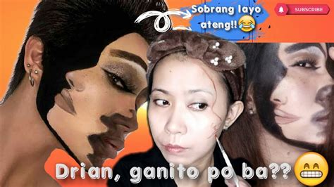 A makeup look done by Drian Bautista that received .